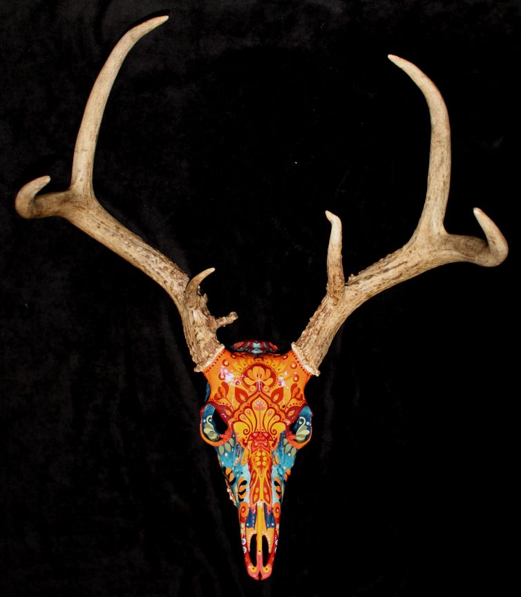 Saffron Sunrise Deer