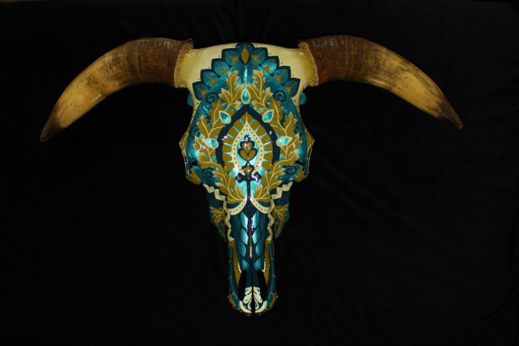 Metallic Western Teal Steer