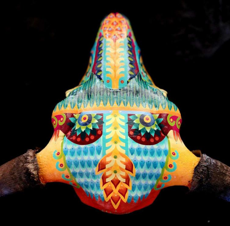 Elizabeth Elequin - VAQUERO DREAMS BUFFALO - Acrylic Paint
