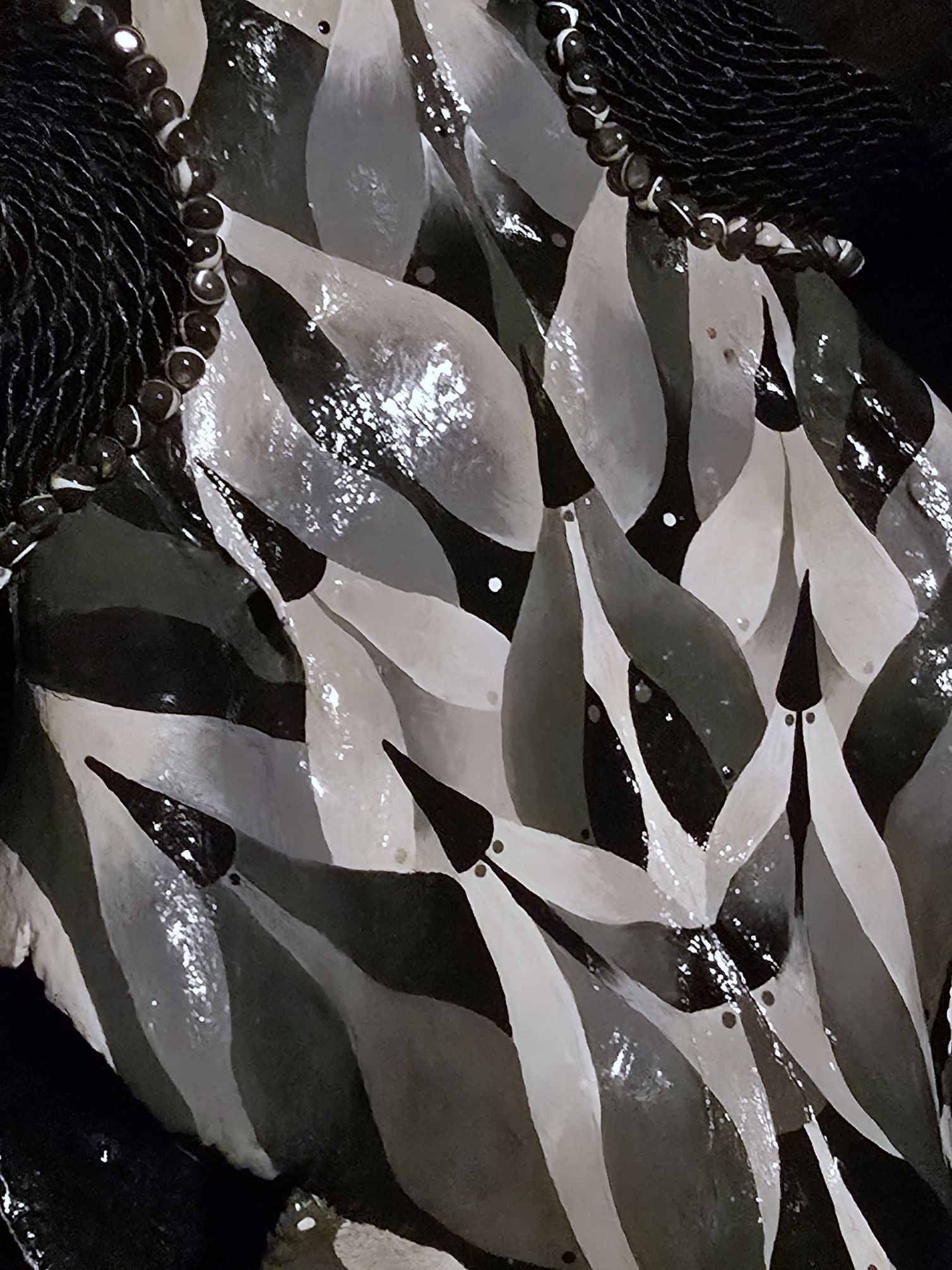Elizabeth Elequin - Black Diamond Longhorn - Acrylic
